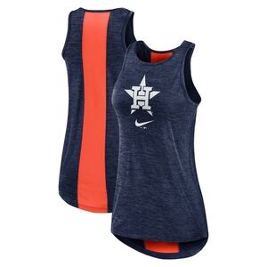 Houston Astros Nike Dri-Fit Women's Right Mix High Neck Tank Top Navy size Small